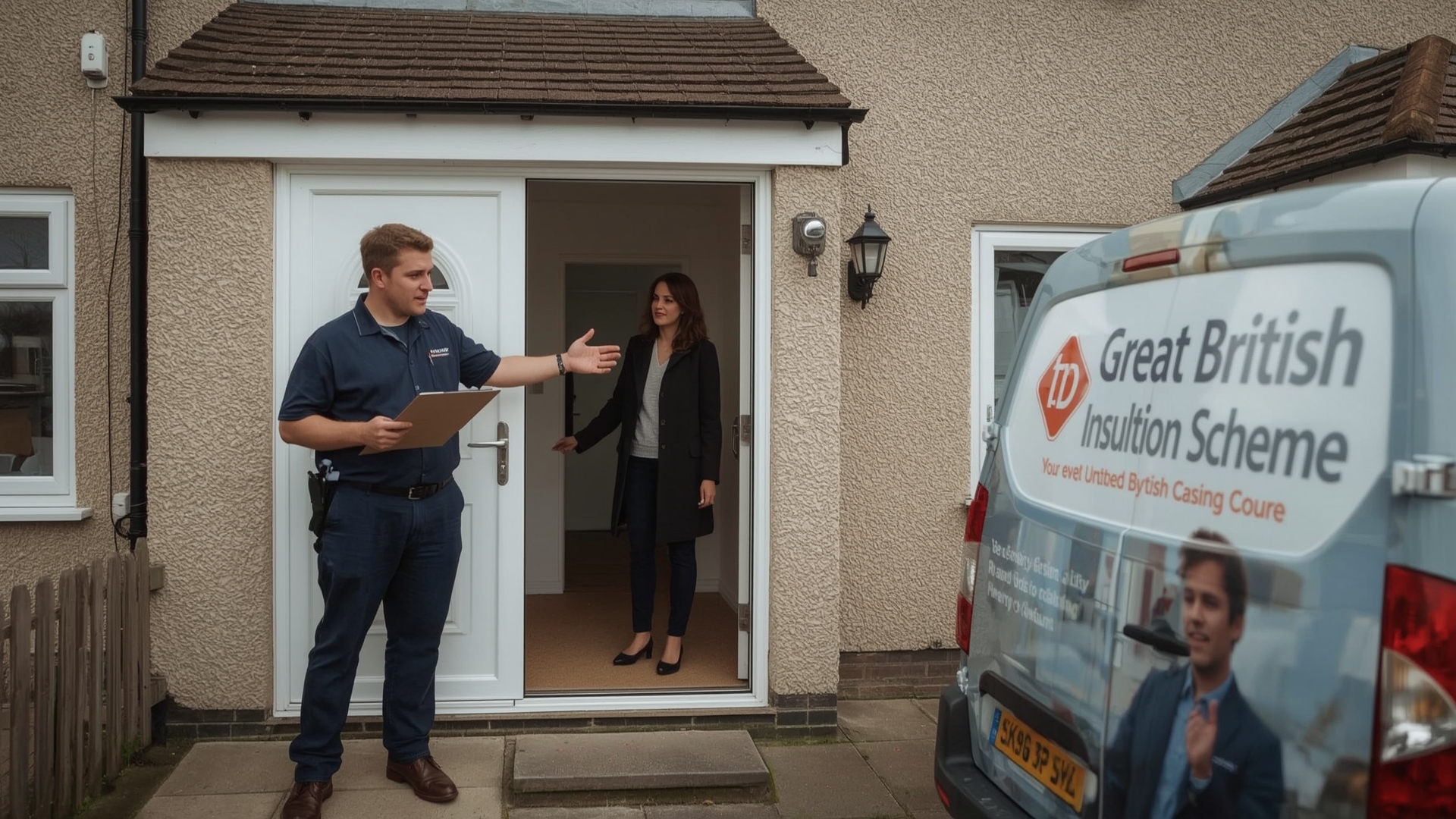 House with improved insulation under Great British Insulation Scheme